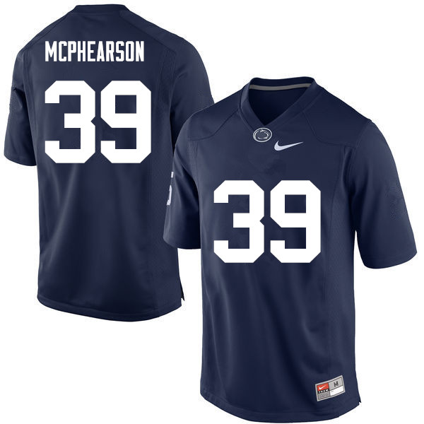 NCAA Nike Men's Penn State Nittany Lions Josh McPhearson #39 College Football Authentic Navy Stitched Jersey XCZ1198PA